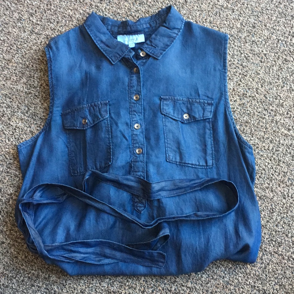 Blue jean dress